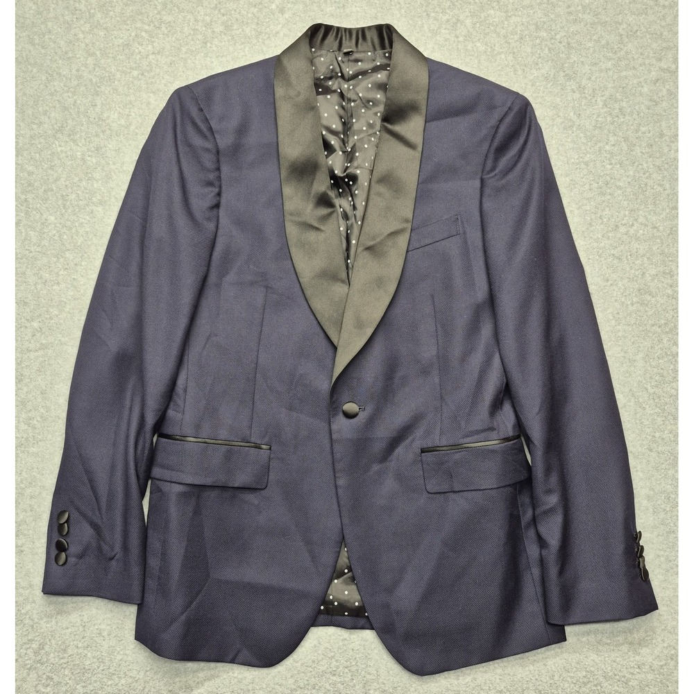 Bonobos Vitale Barberis Canonico Blazer Mens 38R Blue Wool Tuxedo Sports Coat